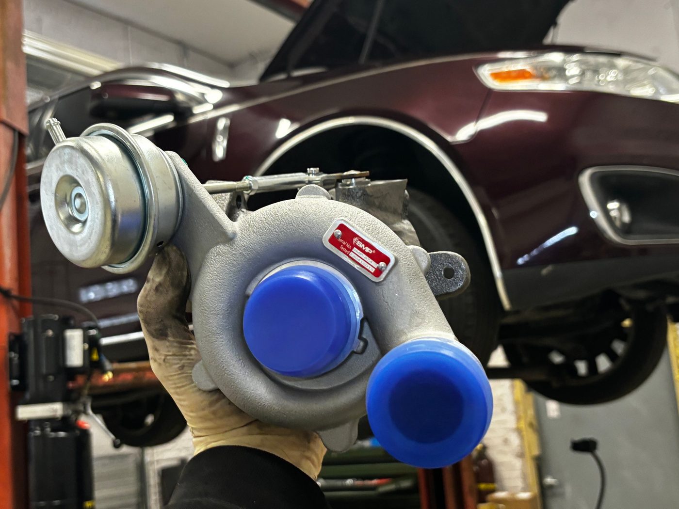 A turbocharger ready to fit